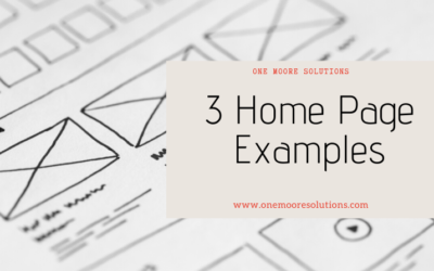 3 Great Home Page Examples