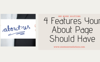 4 Features Your About Page Should Have