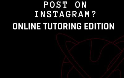 What should I post on Instragram ( Online Tutor Edition)