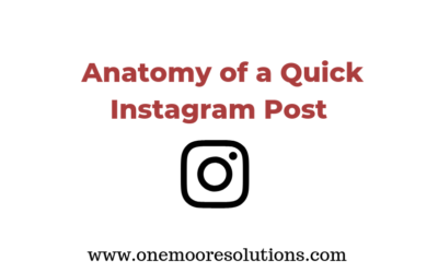 Anatomy of a quick Instagram Post