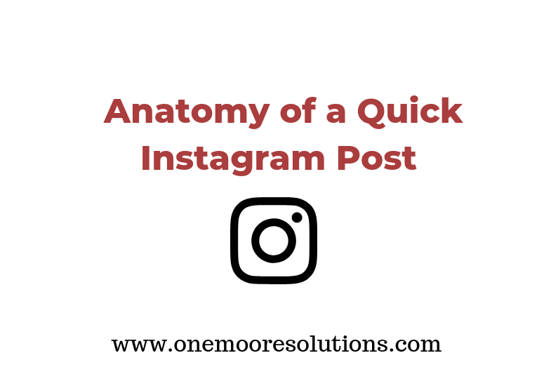 Anatomy of a quick Instagram Post
