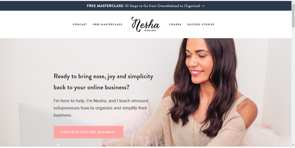 Nesha Woolery Home Page