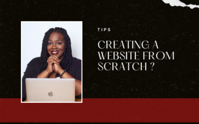 Creating a website from scratch ? A few things to keep in mind