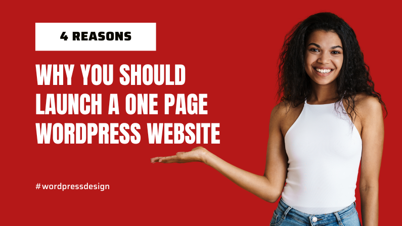 Why you should consider a one-page WordPress website